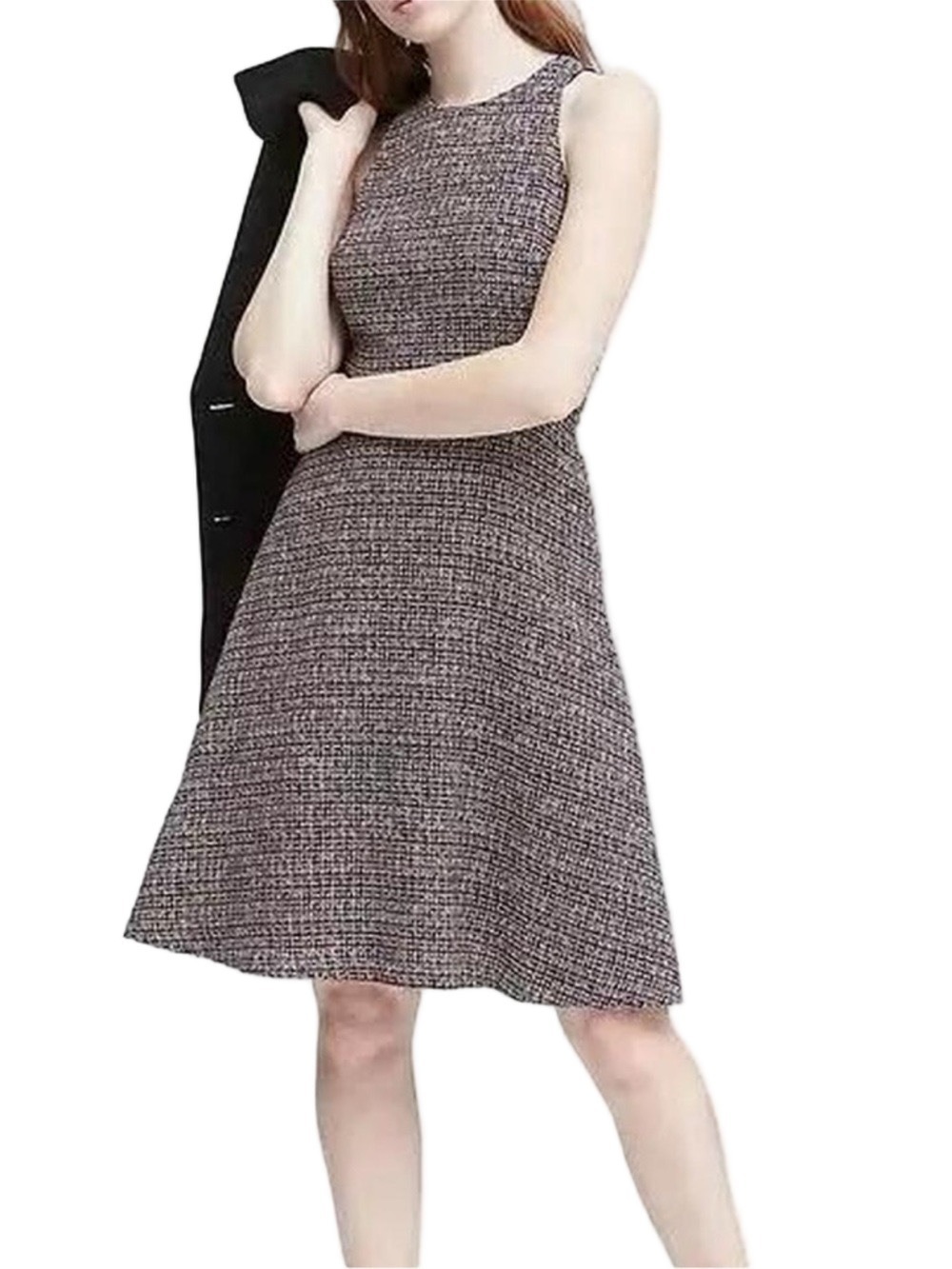 BANANA REPUBLIC Tweed Trumpet Dress